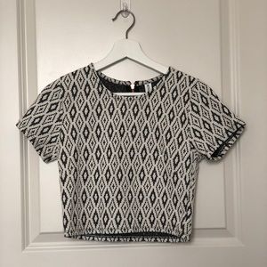 Embroidered Crop Top